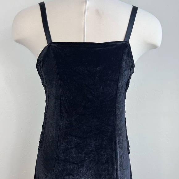 Vintage Goth Steampunk Cykxtees Velvet Cosplay Princess Renaissance Maxi Dress - Picture 13 of 16